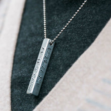 theta_jewellery_Personalised Dad Pendant - Gift from the Family
