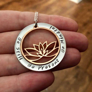 theta_jewellery_Personalised Lotus Necklace