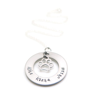 theta_jewellery_Personalised Paw Necklace