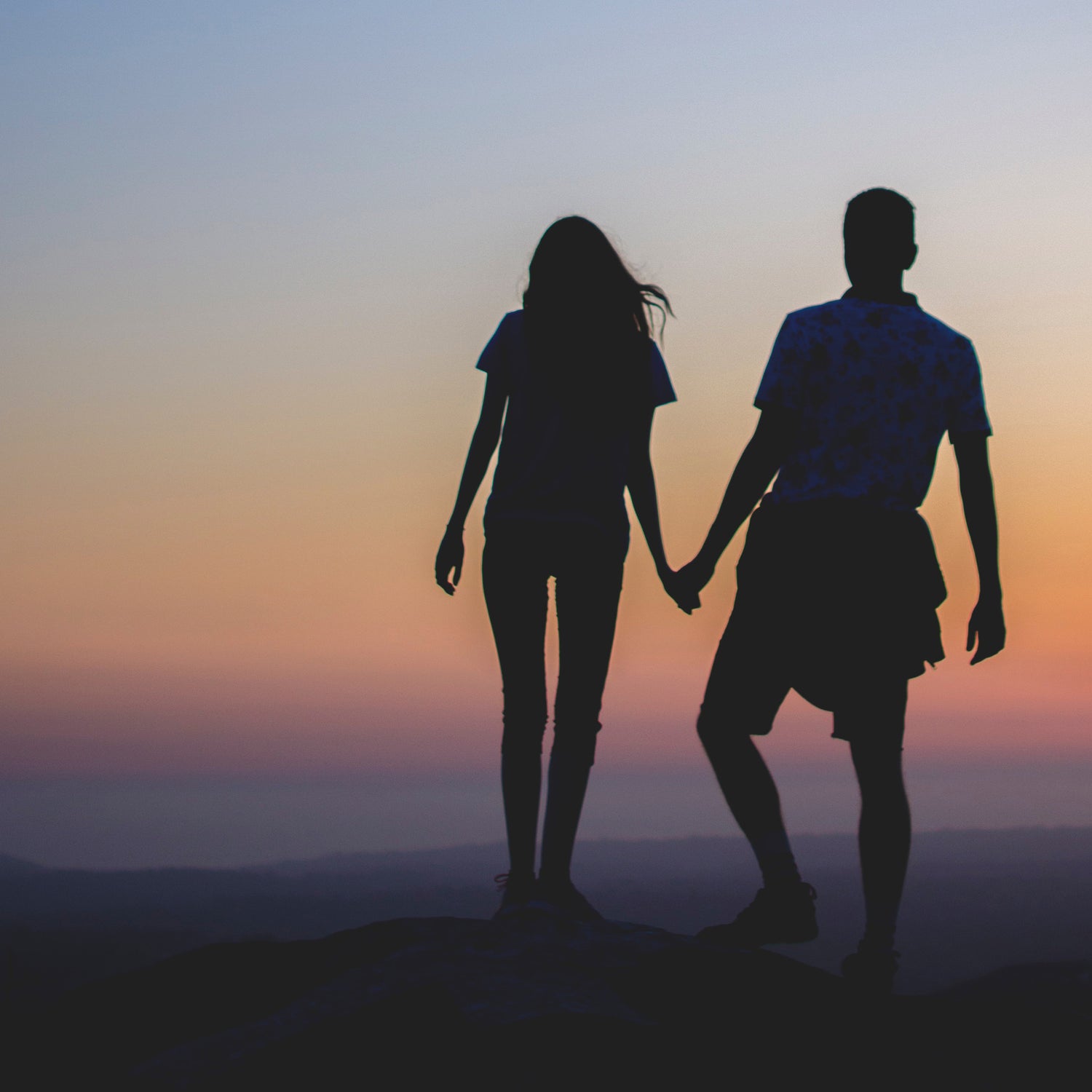 Couple at sunset