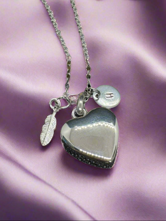 Personalised Cremation Necklace - Keepsake Jewellery - Custom Ashes Jewellery