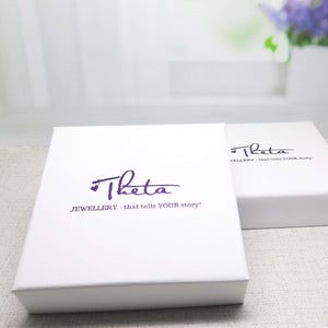 Gift box with the Theta Jewellery logo