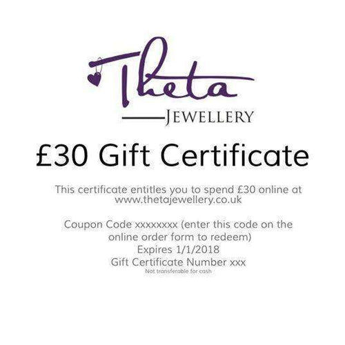 £30 Theta Jewellery Gift Voucher