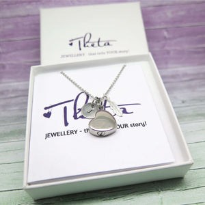 Cremation Necklace to hold Ashes in gift box