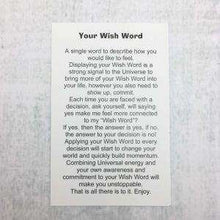 Wish Word Card