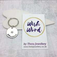 Wish Word Keyring and card