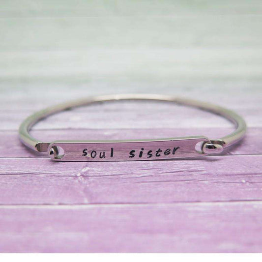 Good Luck Gift - Personalised Bangle