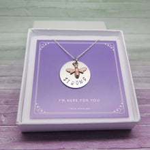 theta_jewellery_Bee Strong Necklace - Gift Idea to Cheer Up a Friend