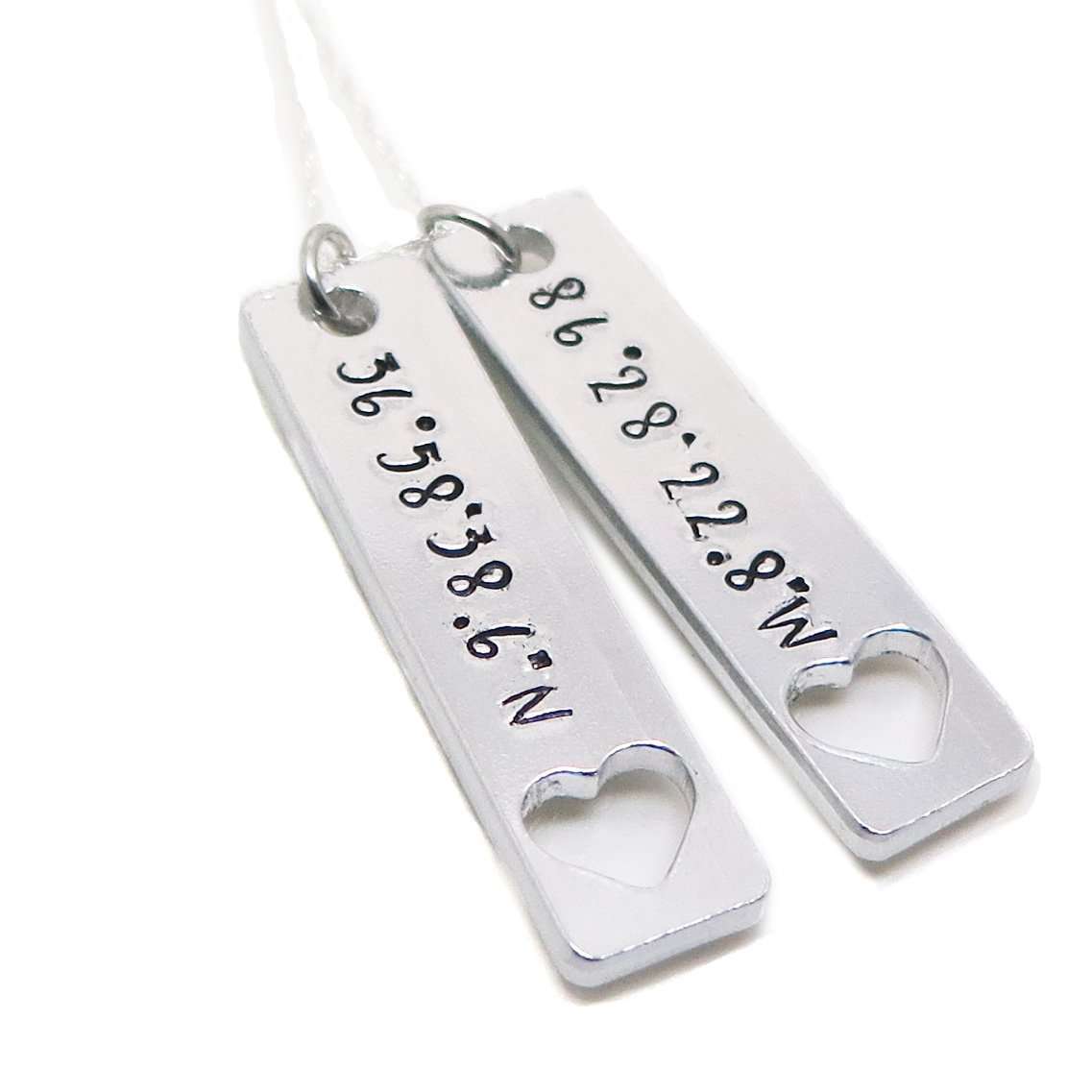 theta_jewellery_Coordinates Necklace - Latitude and Longitude Jewellery