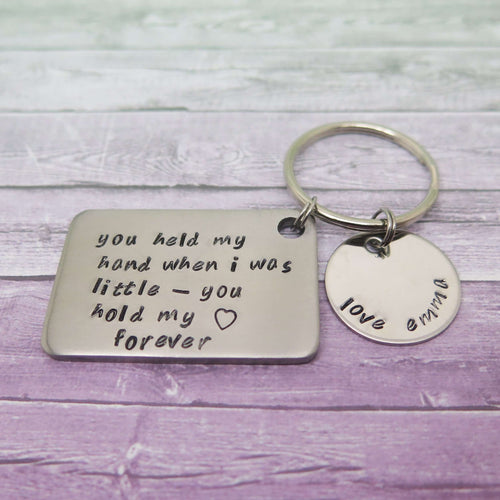 Personalised Keyring Gift from Daughter