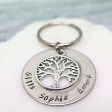 Best Dad Keyring personalised with names