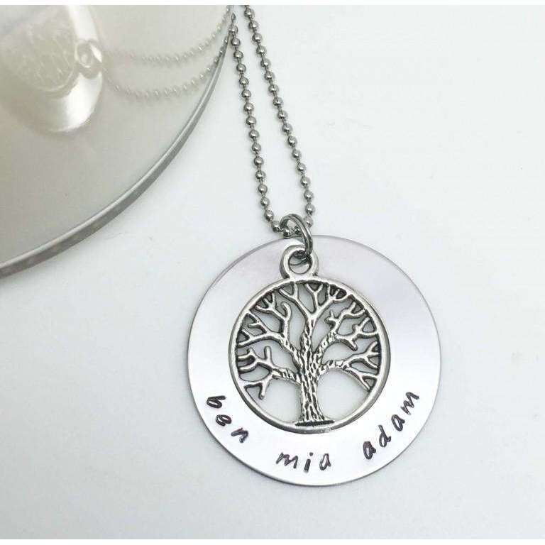 Personalised Family Tree Pendant