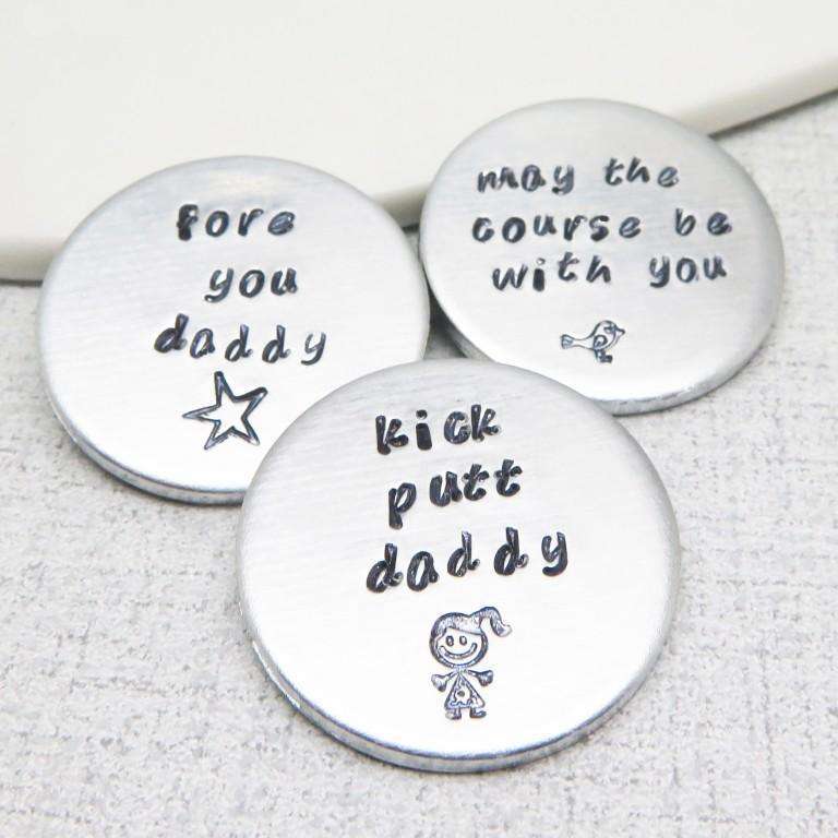 Golf Ball Markers for Dad