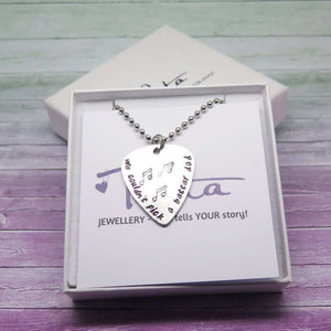 Personalised Guitar Pick in a Gift Box