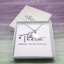 Personalised Heart Necklace in a Gift Box