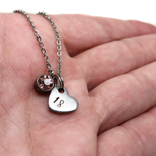 theta_jewellery_18th Birthday Heart Necklace