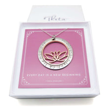 theta_jewellery_Inspirational Necklace - Lotus Pendant