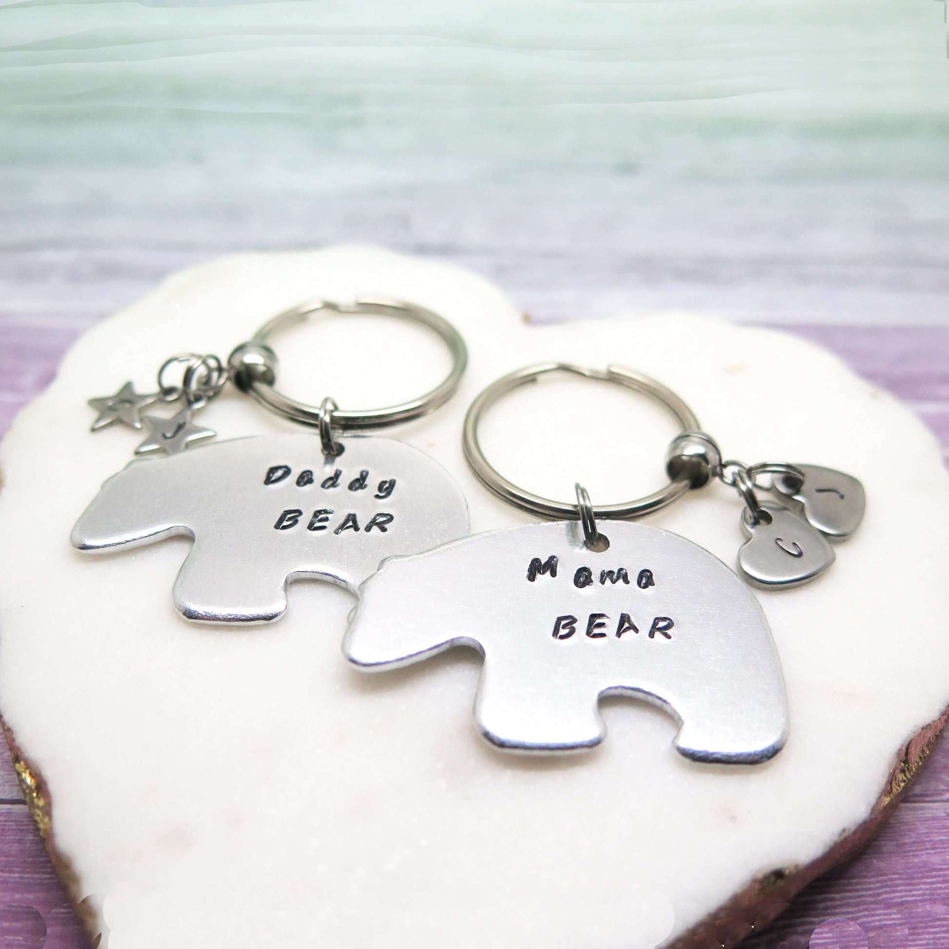 theta_jewellery_Mama & Daddy Bear Keyring Set