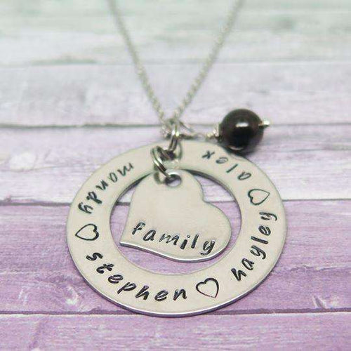 Personalised Mother of the Bride Necklace