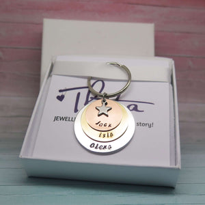 Personalised Metal Keyring in Gift Box