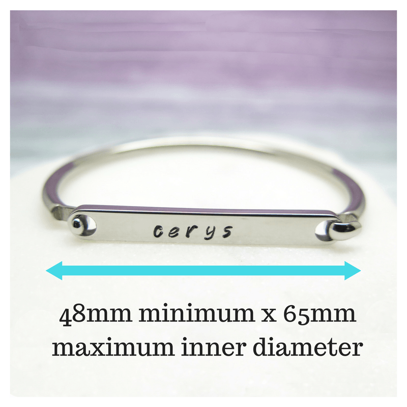 theta_jewellery_Personalised Bangle - Perfect Gift to Wish Someone Good Luck