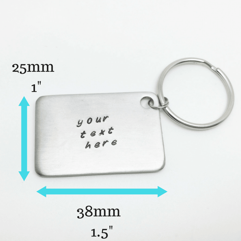 theta_jewellery_Personalised Mantra Keyring