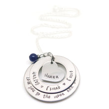 theta_jewellery_Personalised Two Ring Necklace