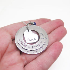 theta_jewellery_Personalised Two Ring Necklace