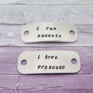 theta_jewellery_Prosecco Lovers Gift - Trainer Tags