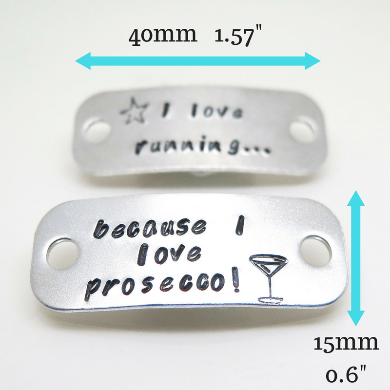 theta_jewellery_Prosecco Lovers Gift - Trainer Tags