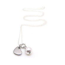 theta_jewellery_Will You Be My Bridesmaid Gift -  Pearl and Heart Necklace