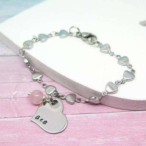 theta_jewellery_Wish Word Heart Bracelet