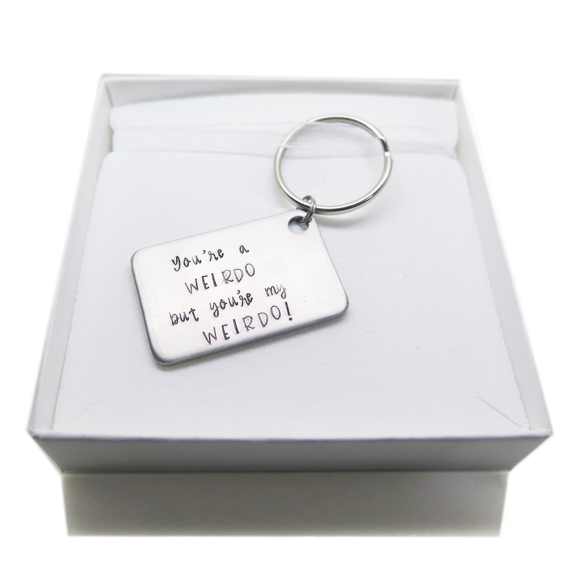 theta_jewellery_You're a WEIRDO, but you're my WEIRDO Keyring